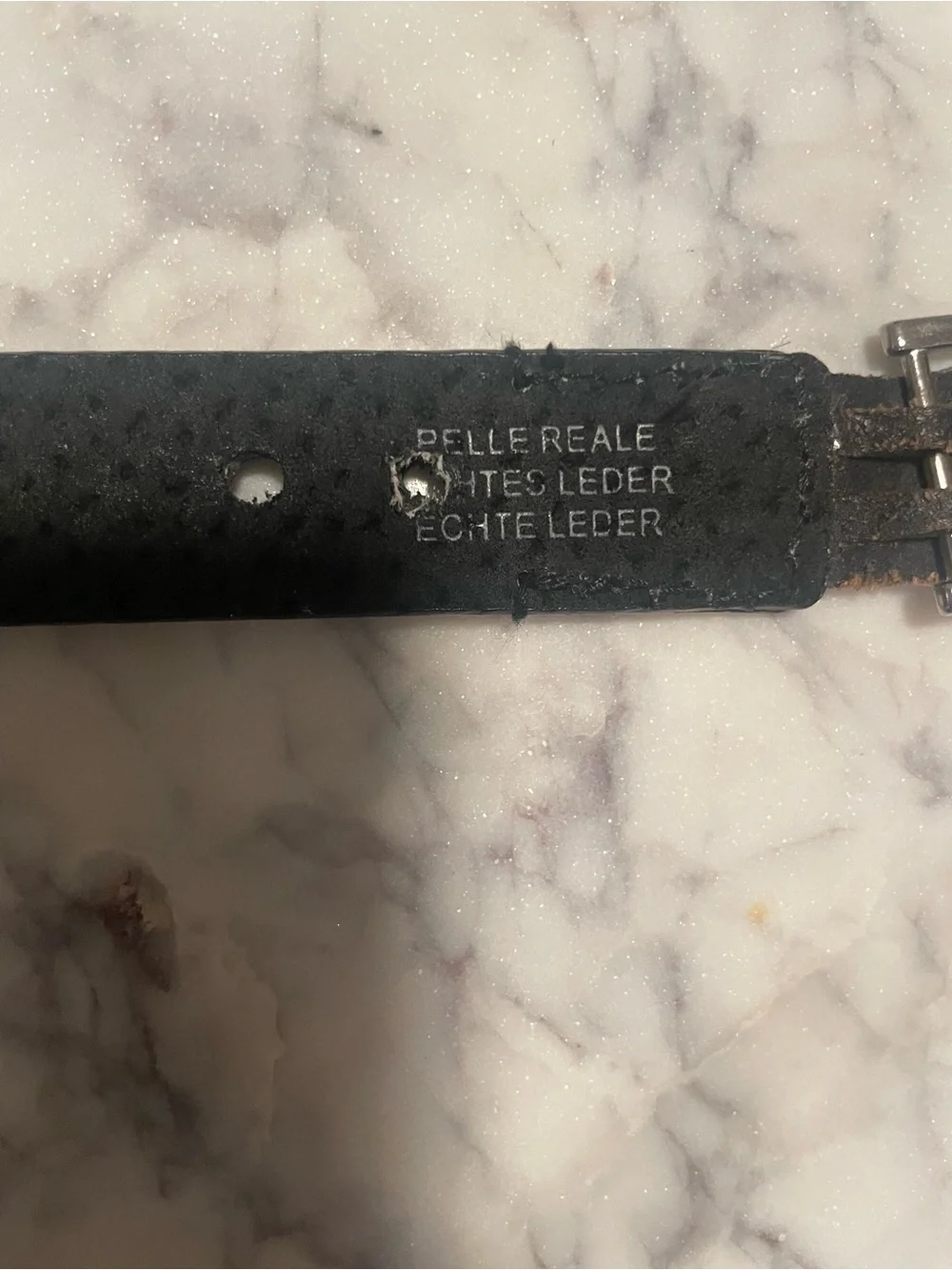 Harley-Davidson Women's Black Leather Belt with Silver Hardware